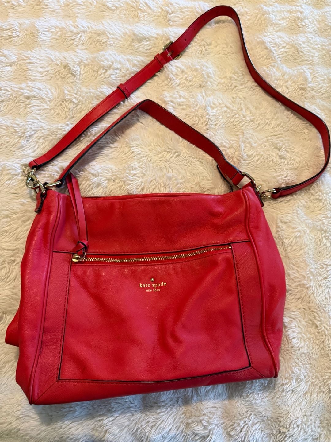 Kate Spade New York Cobble Hill Leather Shoulder Bag Red 2