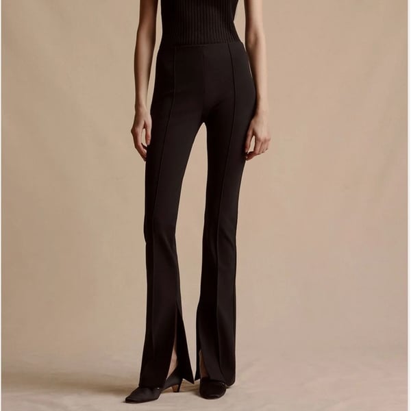 Adam Lippes Black Ponte Pants AL508BN