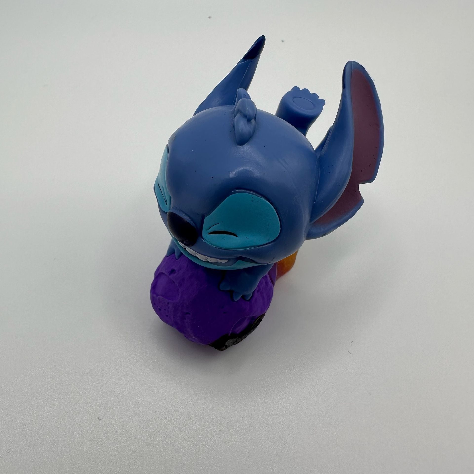 Disney Lilo & Stitch Just Play Figure Stitch Purple Orange Base Used 1