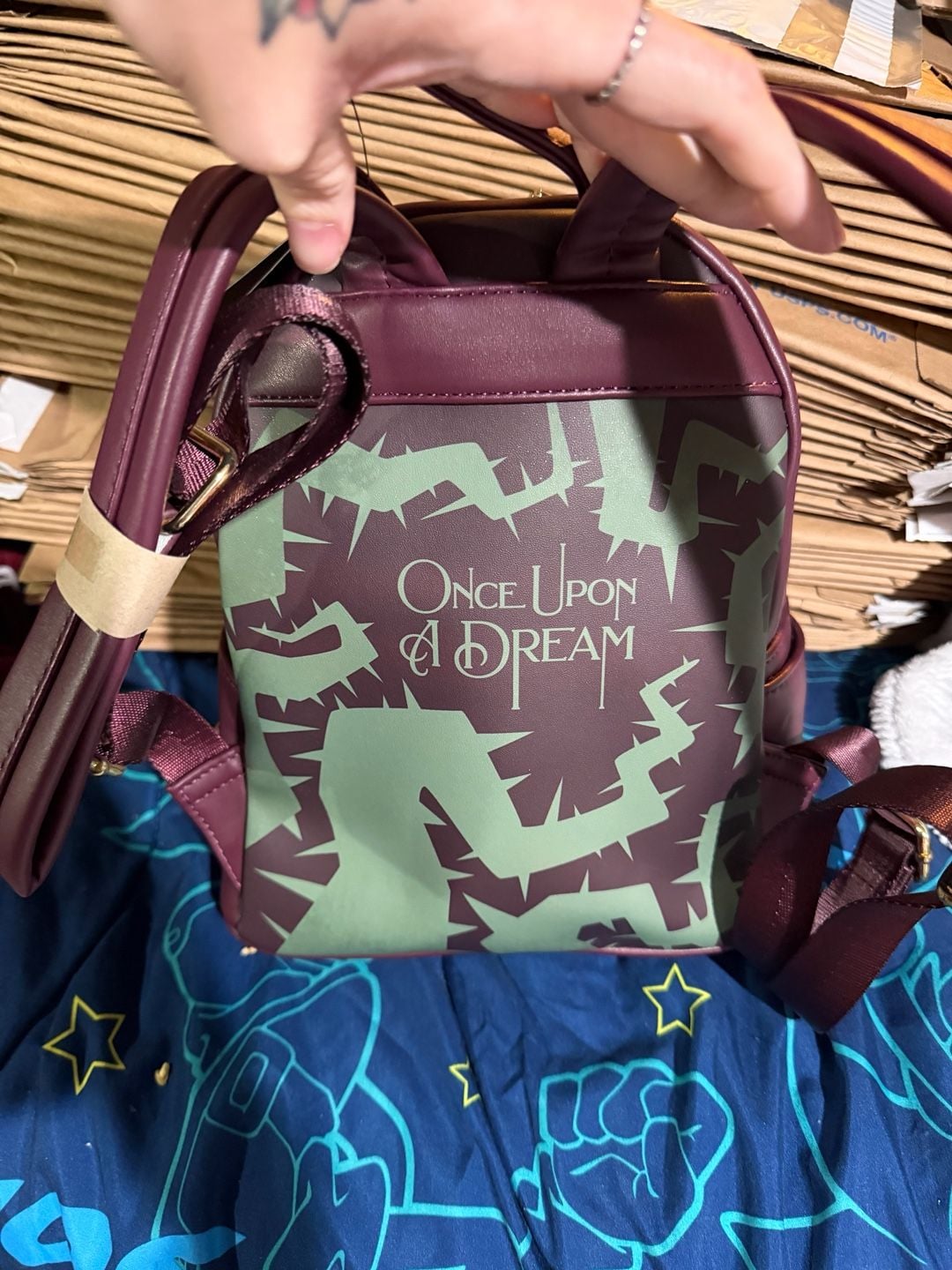 Loungefly Disney Sleeping Beauty Aurora Scene Mini Backpack NWT 3