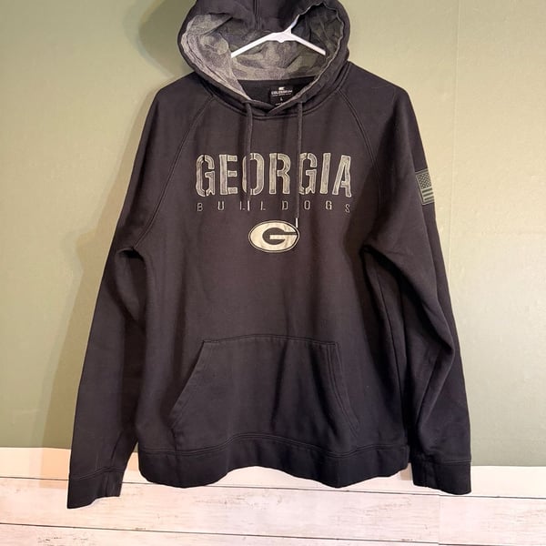 Georgia Bulldogs OHT Military Appreciation Hoodie Size L