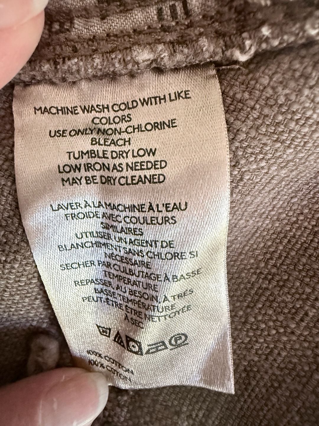 We The Free Highland Low Rise Bowed Jean Size 29 Brown Corduroy 12