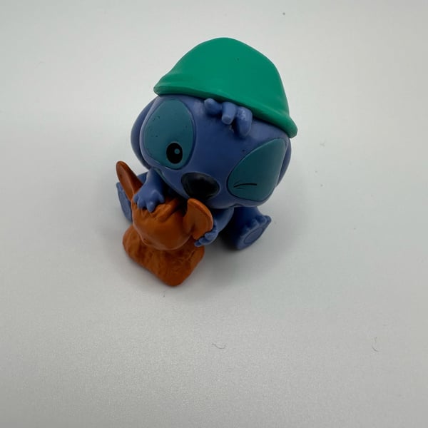 Disney Lilo & Stitch Just Play Stitch Surfer Green Hat Orange Surfboard Figure
