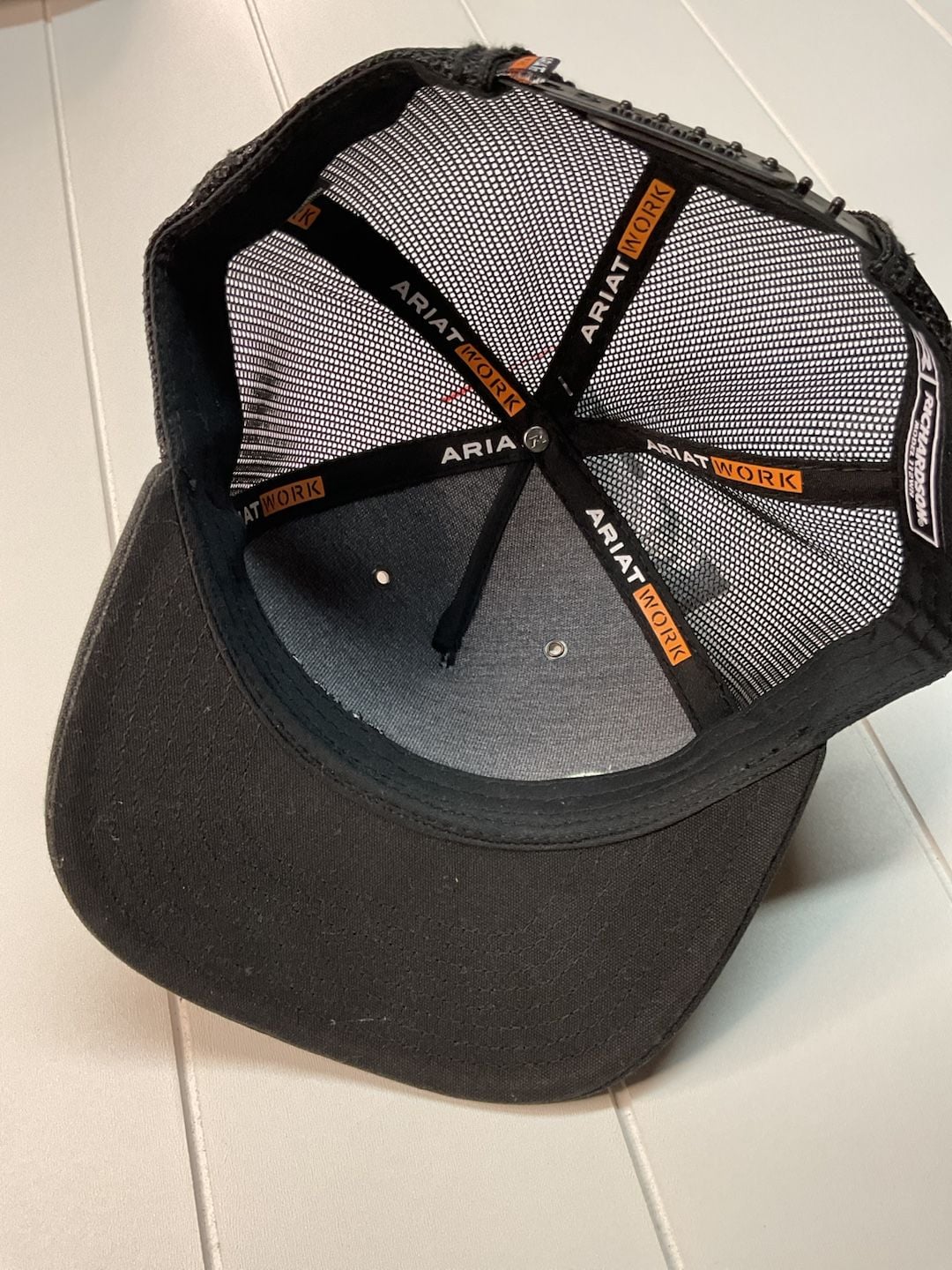 Ariat Richardson 112 Trucker Hat Black Mesh Snapback A290001501 4