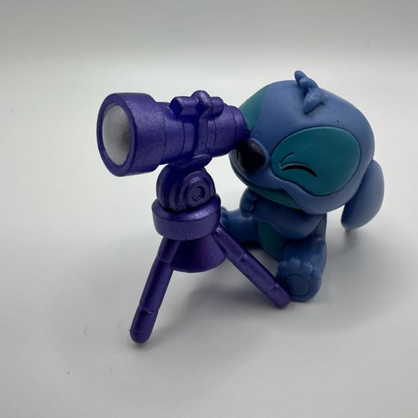 Disney Lilo & Stitch Just Play Stitch Telescope Figure Purple Telescope