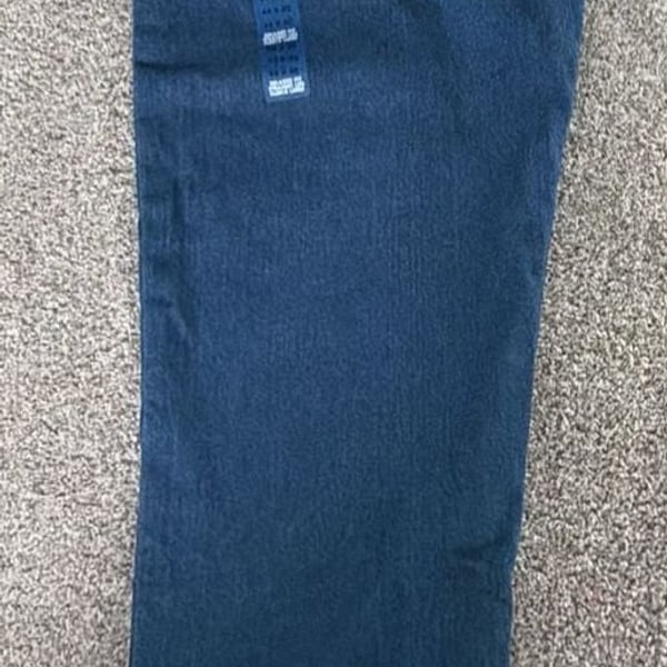 Carhartt B155 D8T Size 44x30 Relaxed Fit Fleece Lined Denim Jeans