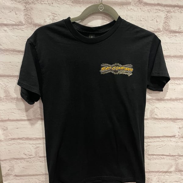 Bad Company Racing T-Shirt Black Graphic Tee Men’s Vintage Style