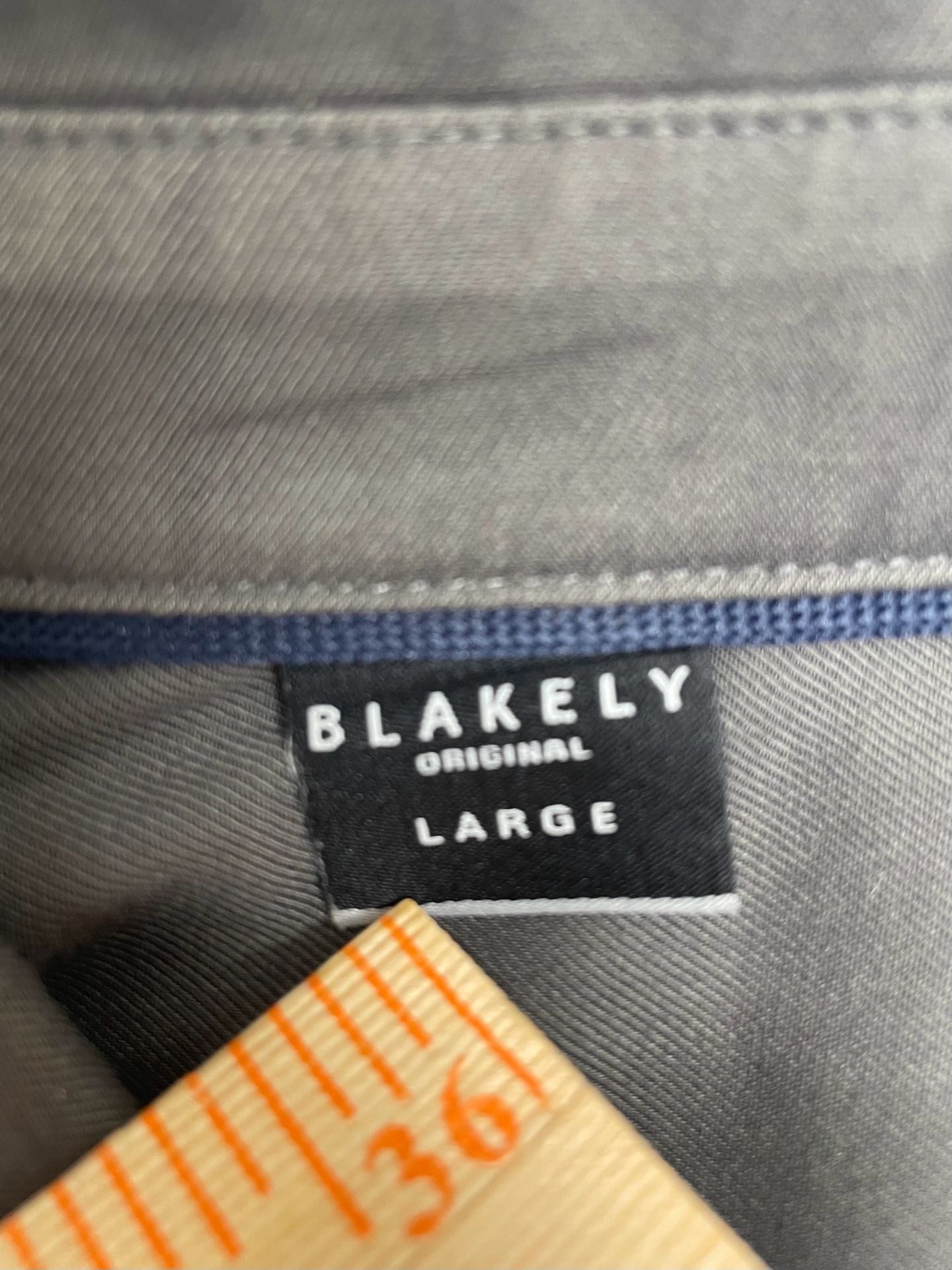Blakely Button Down Shirt Large Gray 2