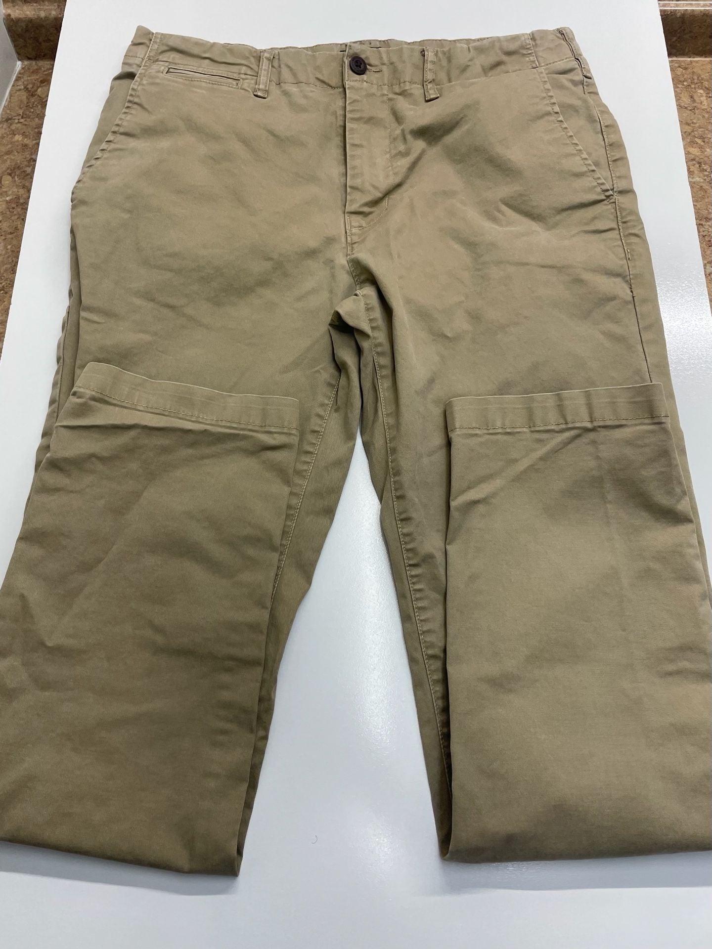 American Eagle Khaki Pant Size 34X34 Tan Flex Chino 2