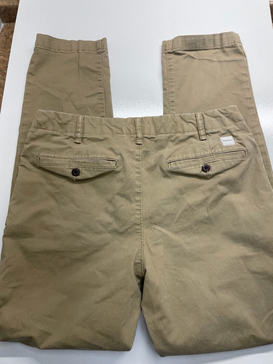 American Eagle Khaki Pant Size 34X34 Tan Flex Chino 4