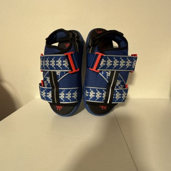 Kappa 222 Banda Mitel Sandals Blue Red