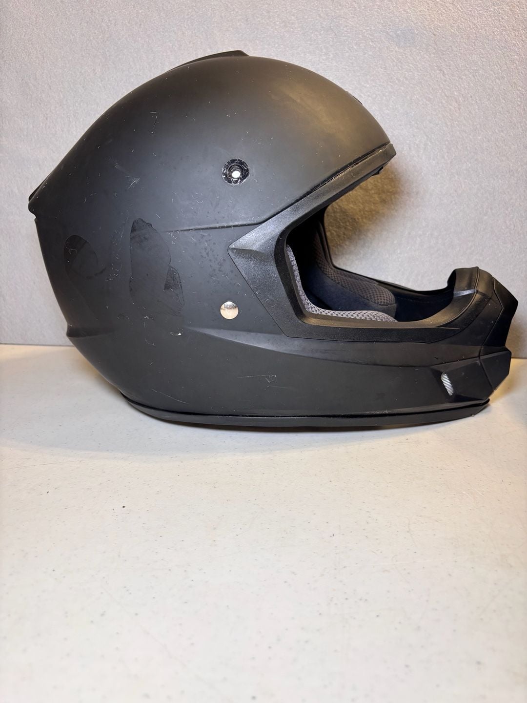 HJC CS-MX II Size L Matte Black Dirt Bike Motorcycle Helmet 3