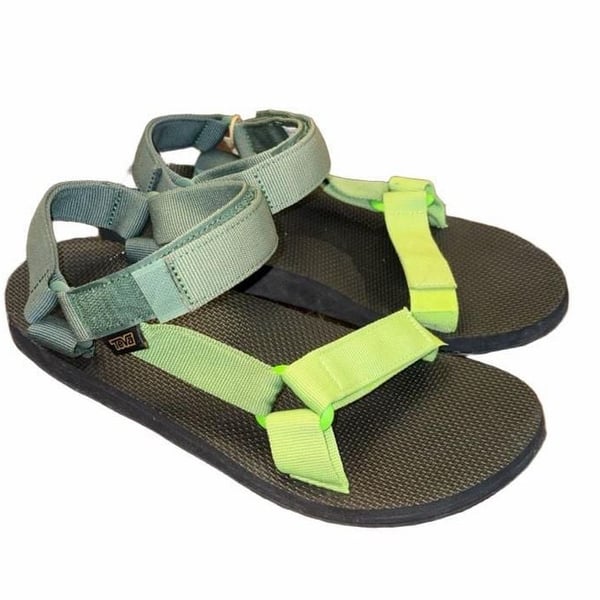 Teva Original Universal Sandals Size 11 Green Multi