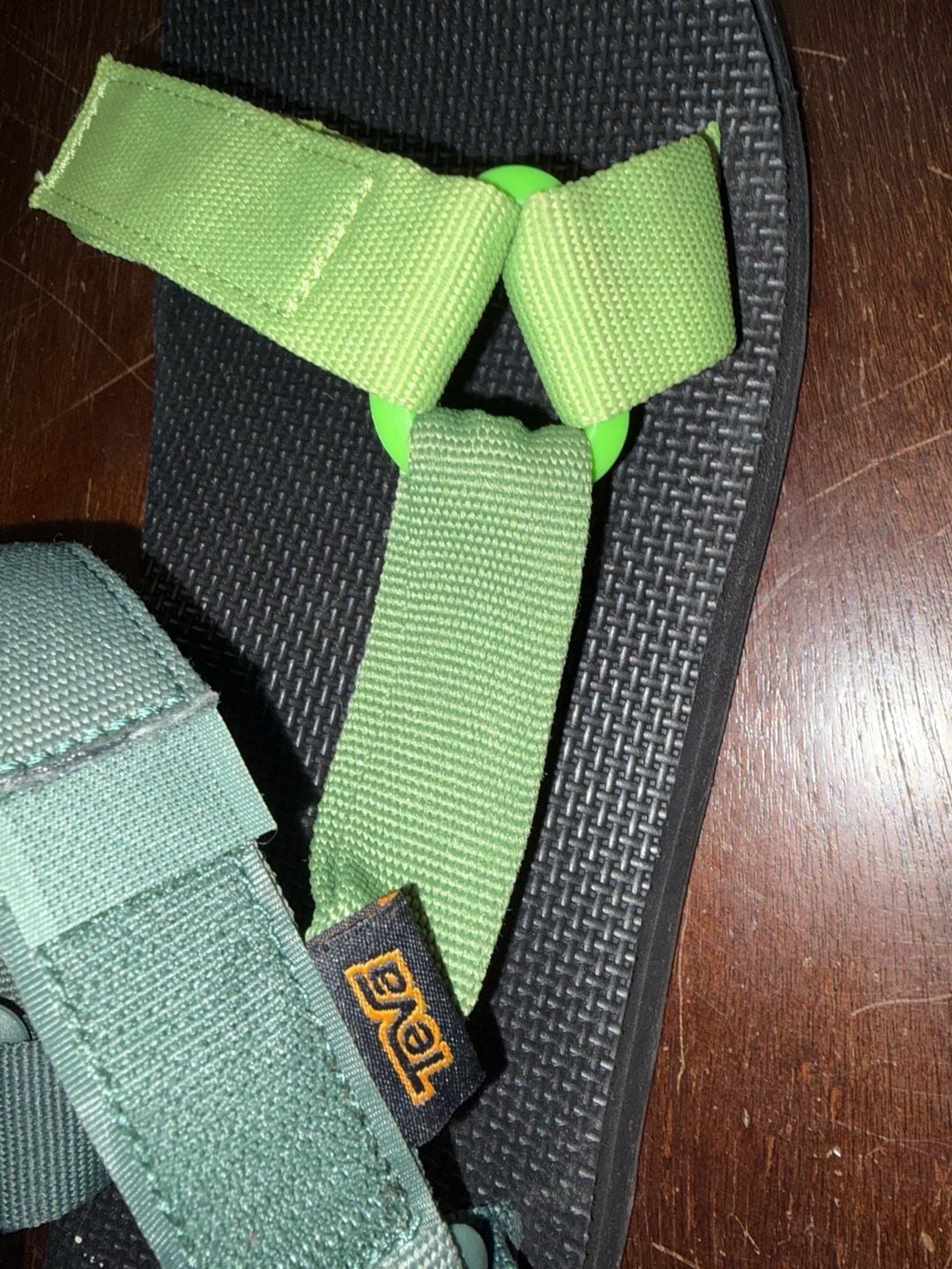 Teva Original Universal Sandals Size 11 Green Multi 7