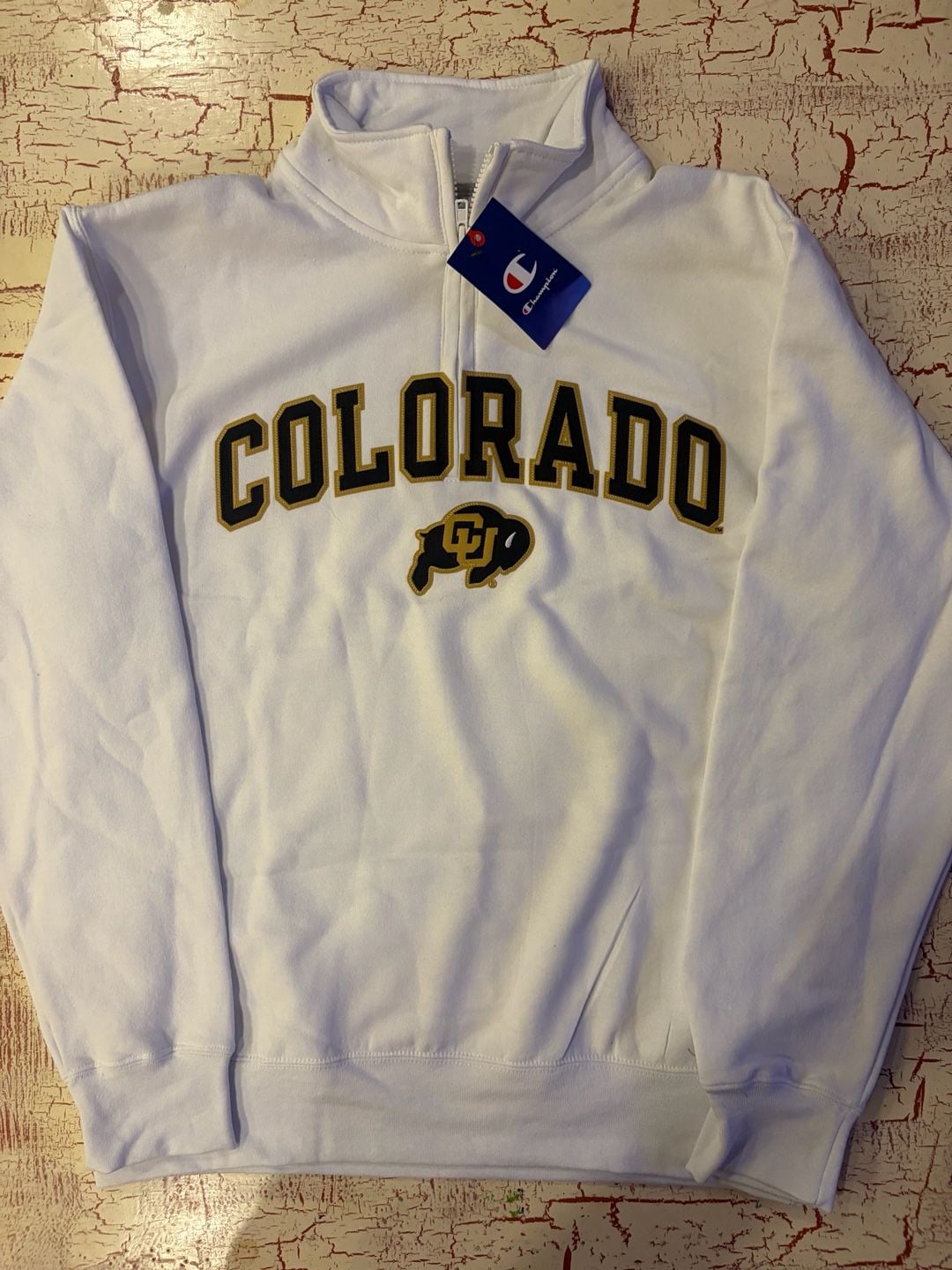 Colorado Buffaloes Womens ASH Sport Fleece Long Sleeve Qtr Zip - 74282513, 2