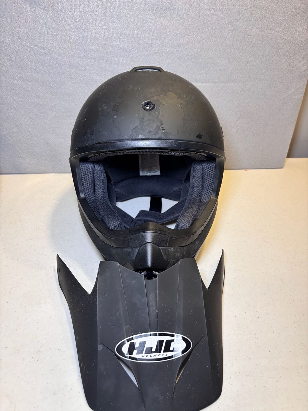 HJC CS-MX II Size M Matte Black Motocross Helmet 2