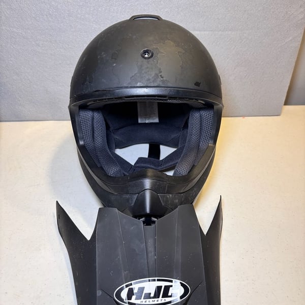 HJC CS-MX II Size M Matte Black Motocross Helmet