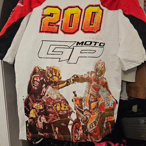 Moto GP Racing Ducati Repsol Graphic T-Shirt Size M