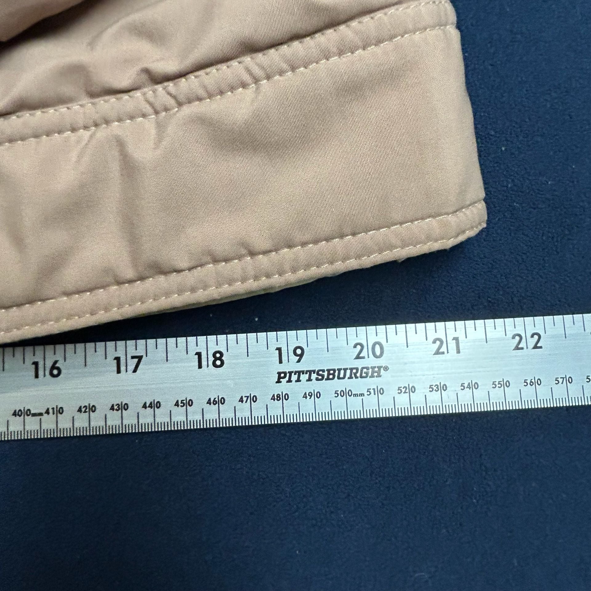 Black Bear Western Puffer Jacket Size 38 Tan Orange Vintage 6