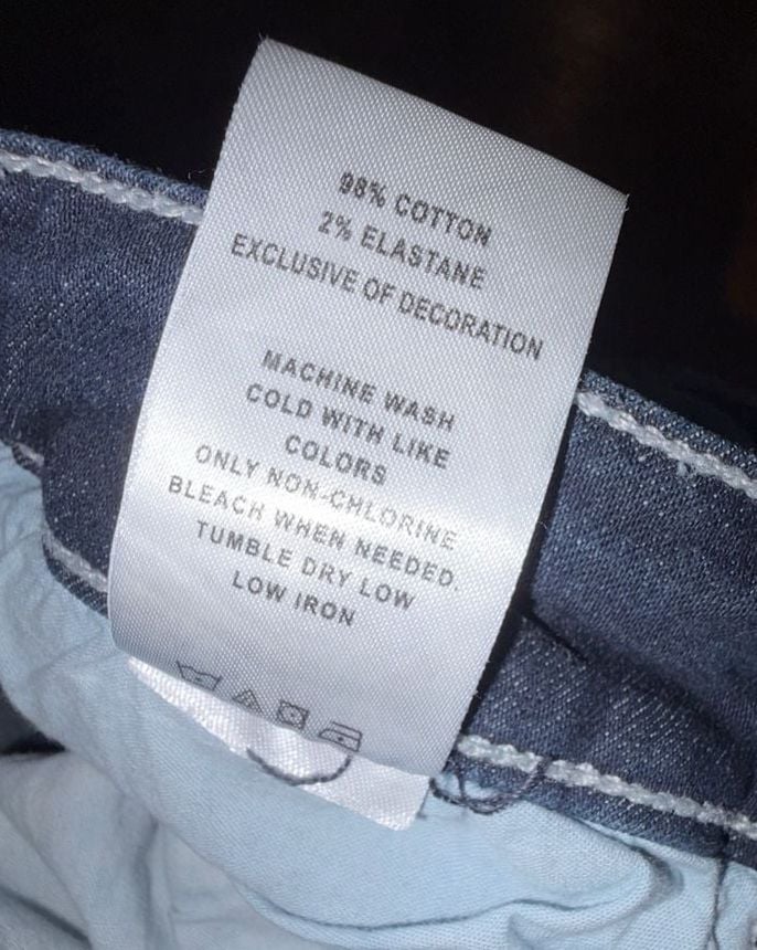 Y2K Cargo Ecko Unltd Denim Pants Blue Acid Wash Grunge Skinny 8