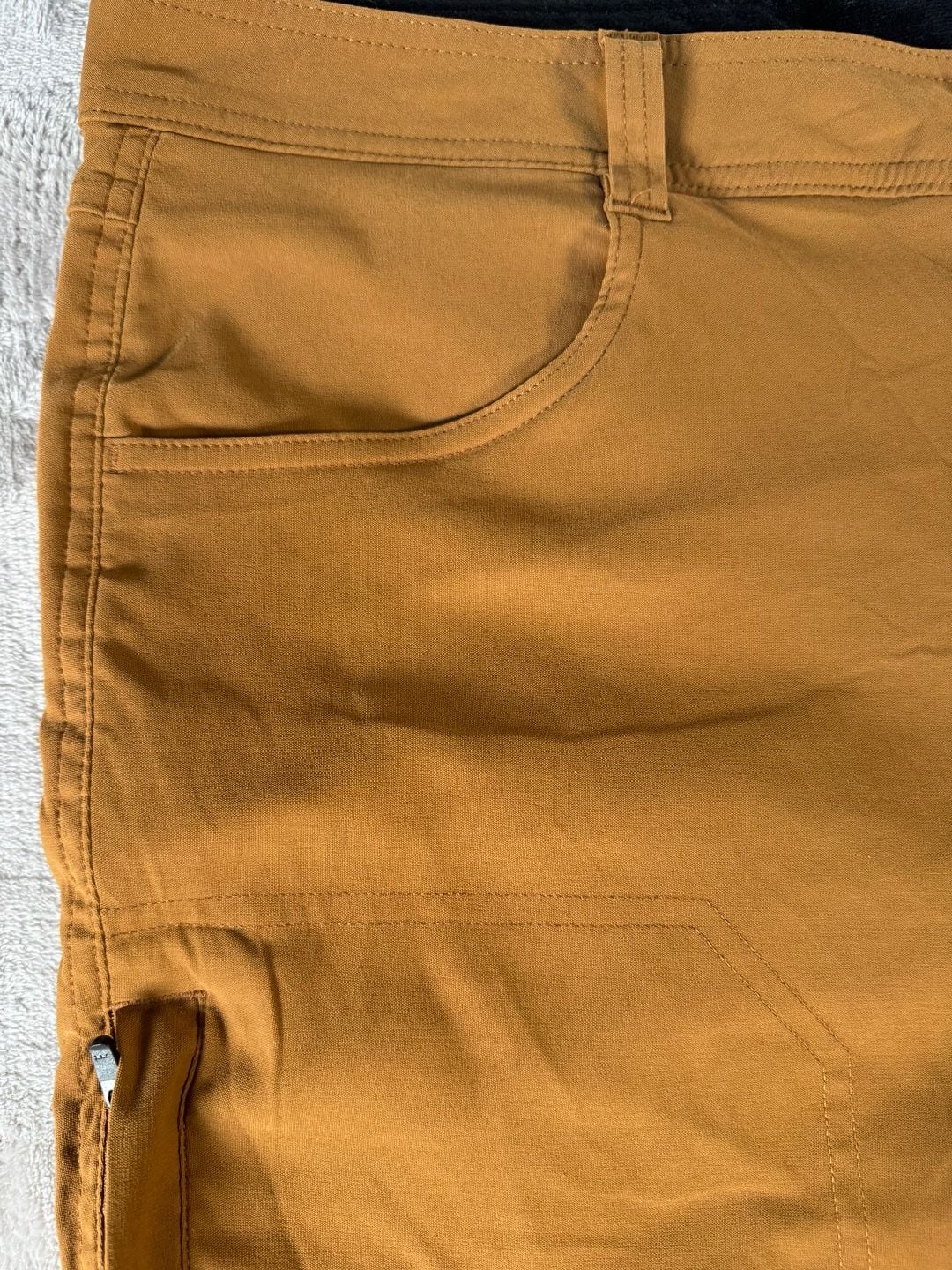 Orvis Lined Hiking Pants Brown Fleece Lined 7