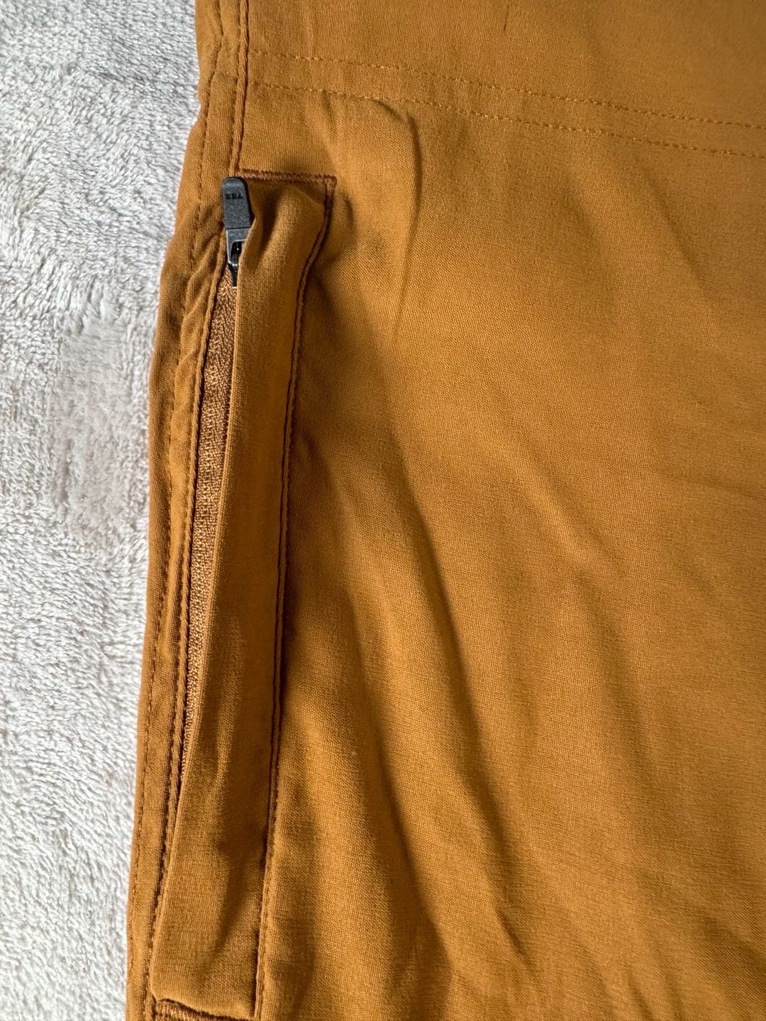 Orvis Lined Hiking Pants Brown Fleece Lined 8