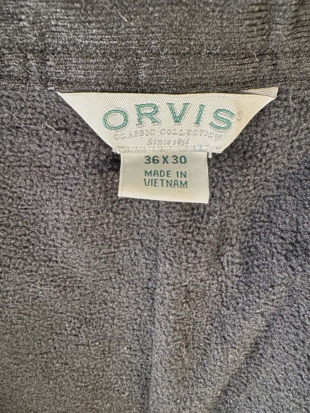 Orvis Lined Hiking Pants Brown Fleece Lined 11