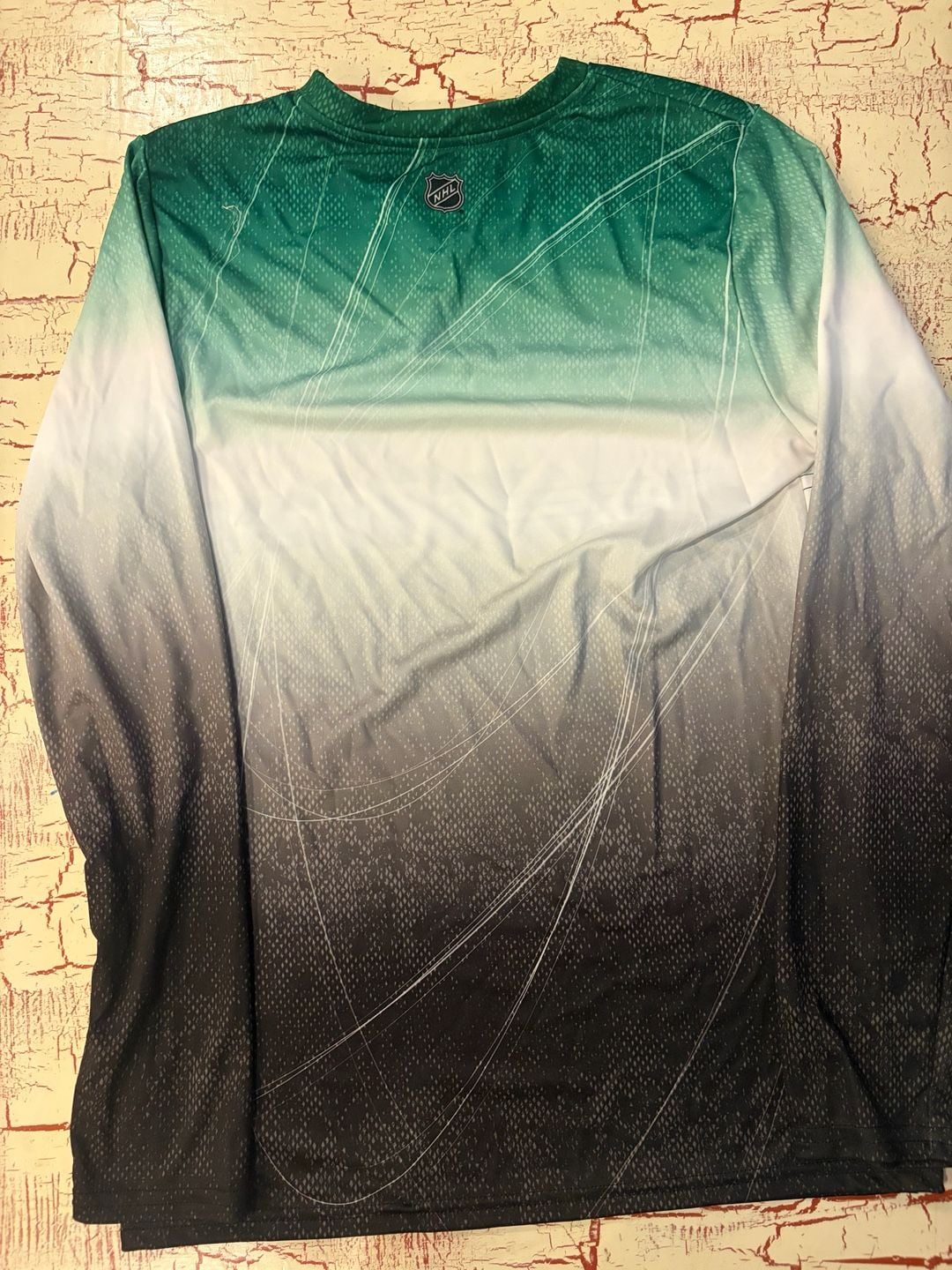 NHL Dallas Stars Long Sleeve Performance Active Wear Shirt Size L 6