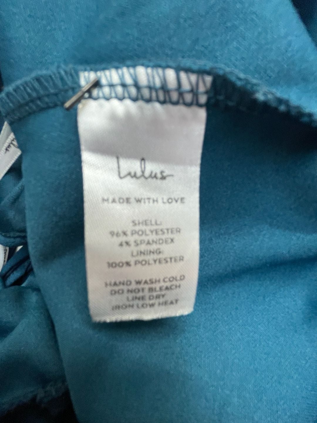 Lulus Sleeveless V-Neck Bodycon Midi Dress Teal Blue 5