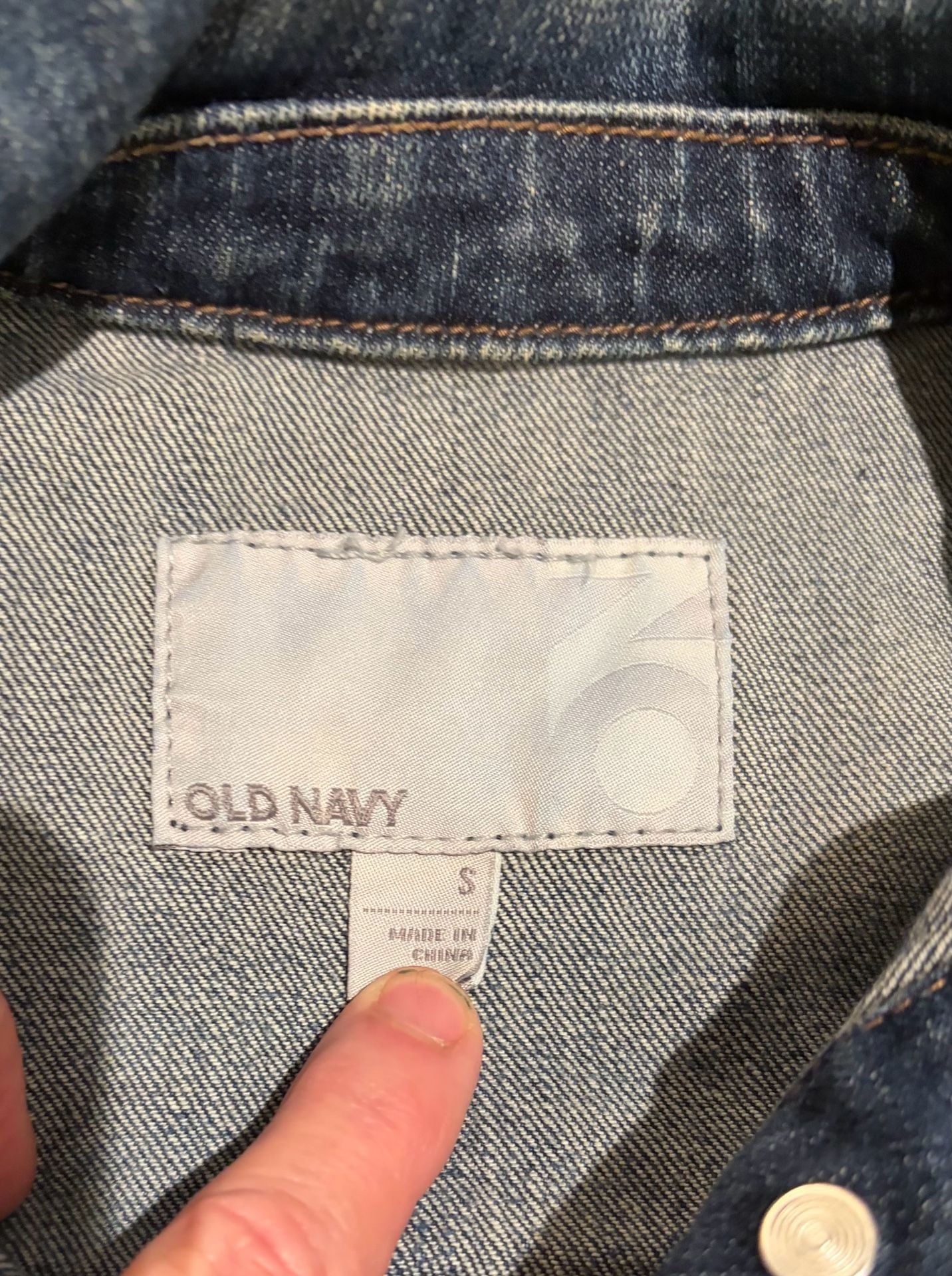 007-Old Navy Denim Jacket Size S Pit to Pit 17” length 20” 7