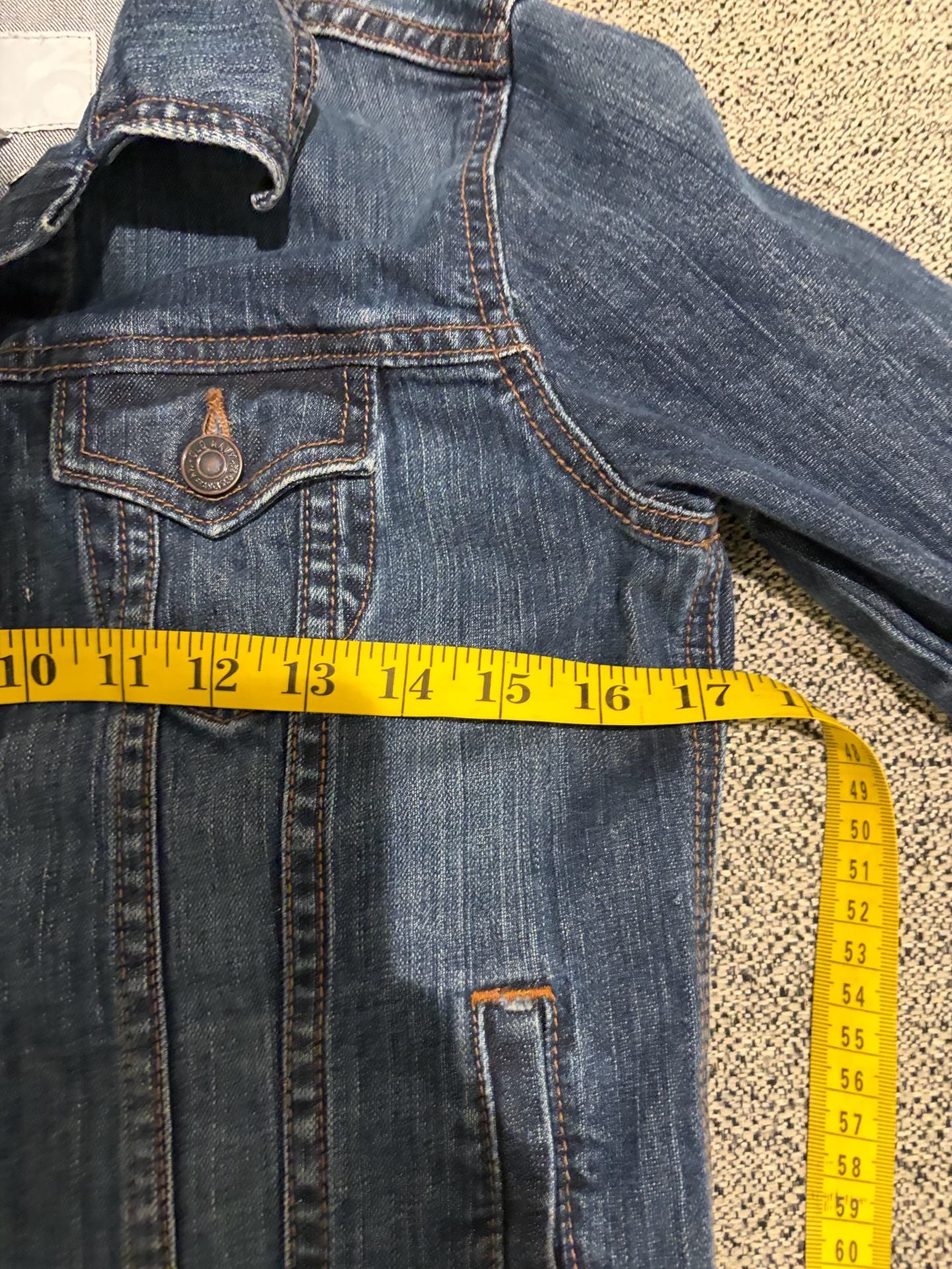007-Old Navy Denim Jacket Size S Pit to Pit 17” length 20” 8
