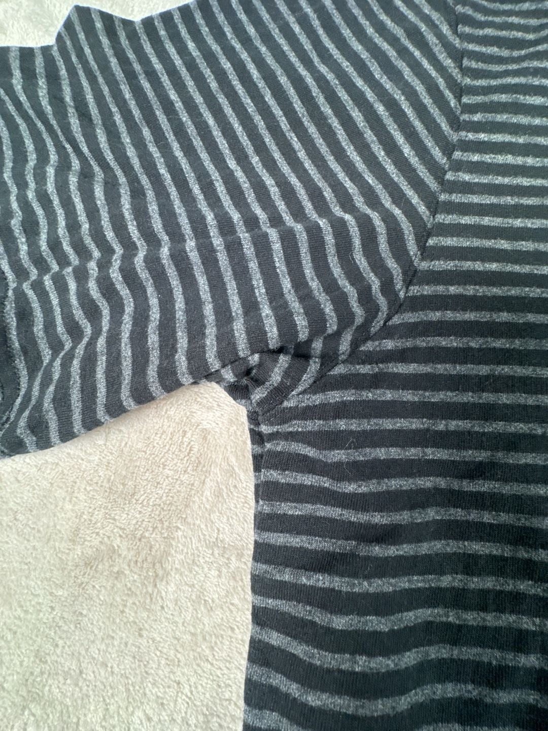 Carhartt Workwear Pocket Henley T-Shirt Size XL Tall Black Gray Striped 7