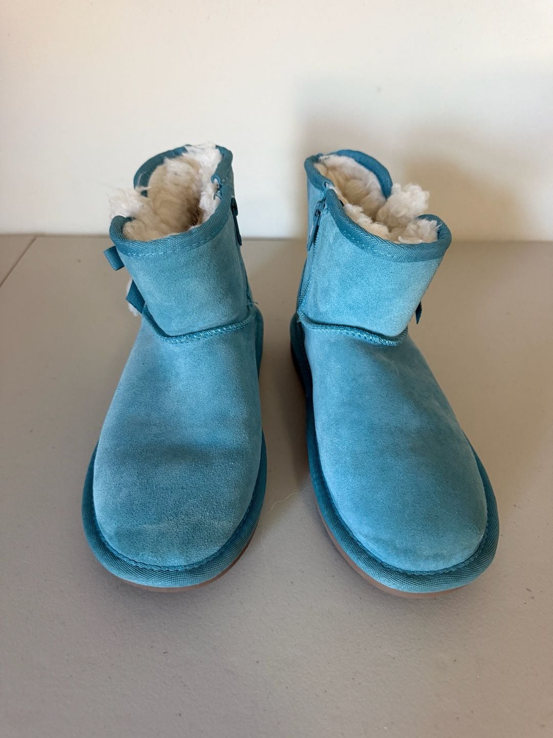 Koolaburra by UGG Victoria Mini Boots Size 3 Blue Suede 3