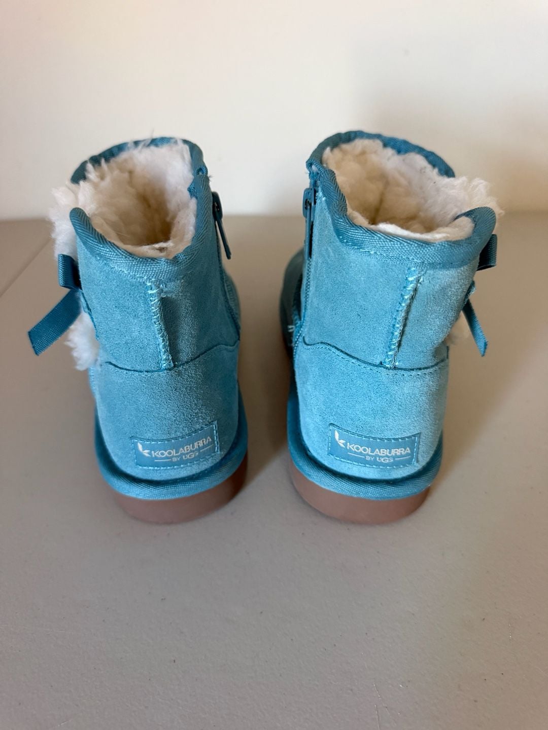 Koolaburra by UGG Victoria Mini Boots Size 3 Blue Suede 4