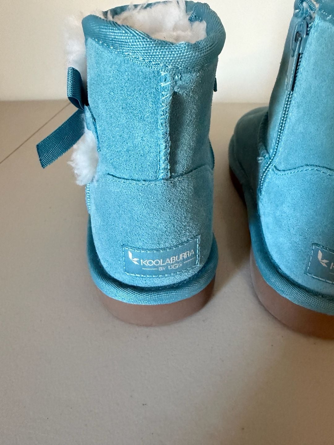Koolaburra by UGG Victoria Mini Boots Size 3 Blue Suede 5