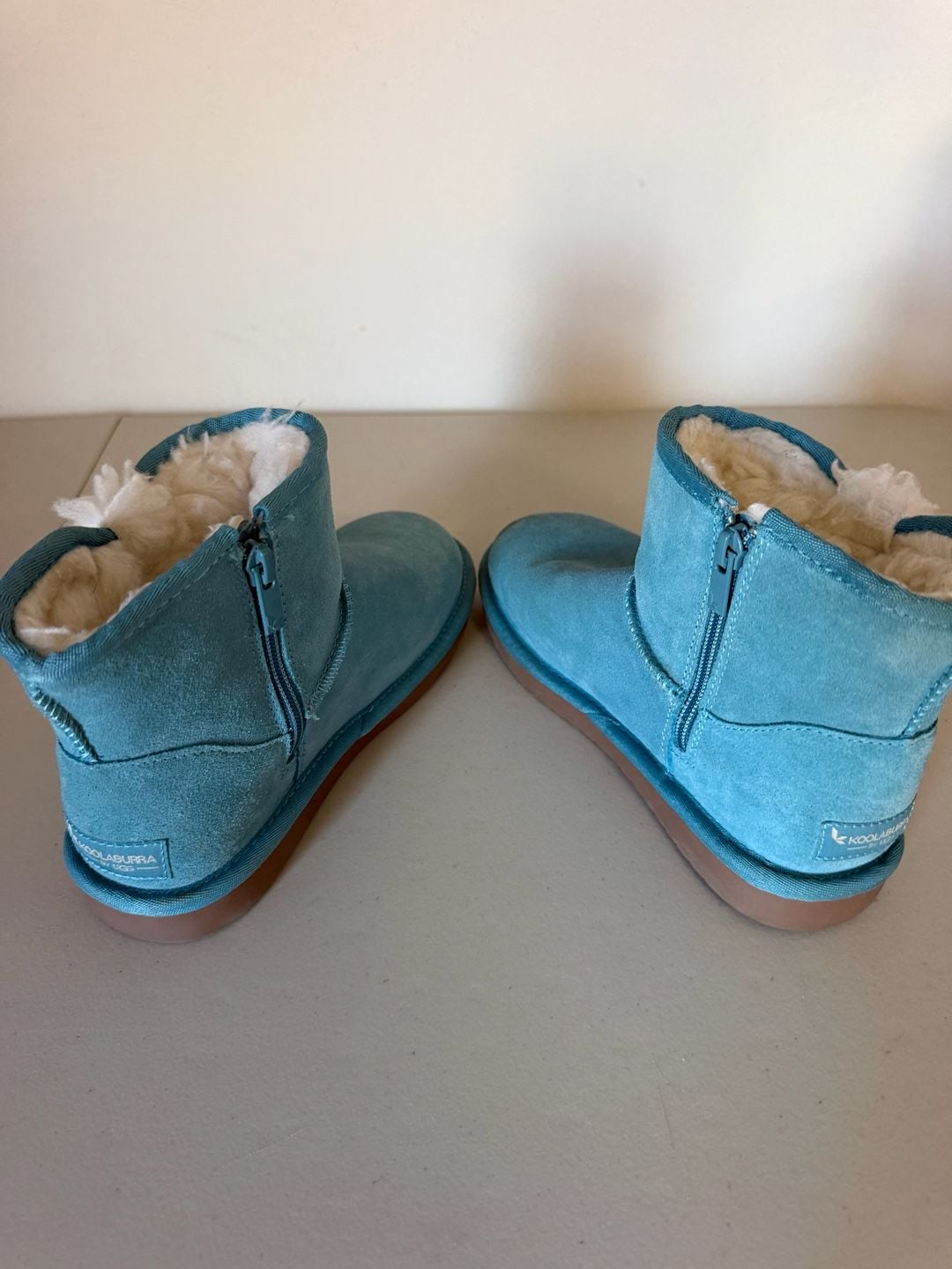 Koolaburra by UGG Victoria Mini Boots Size 3 Blue Suede 6