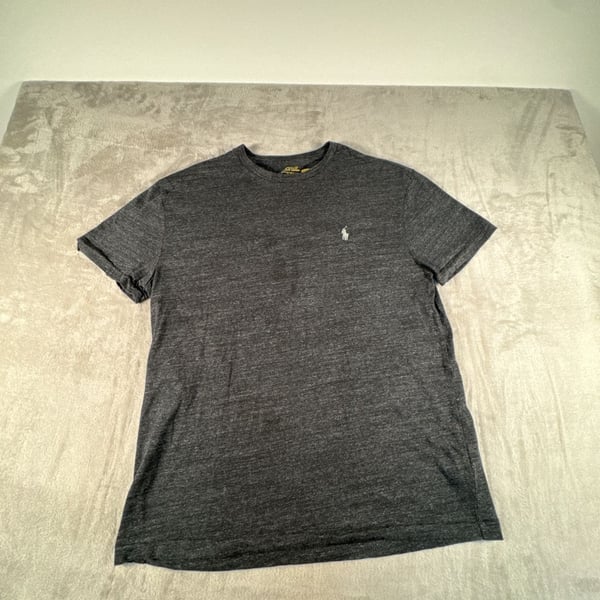 Polo Ralph Lauren Classic Fit T-Shirt Size M Dark Gray Jersey Crewneck