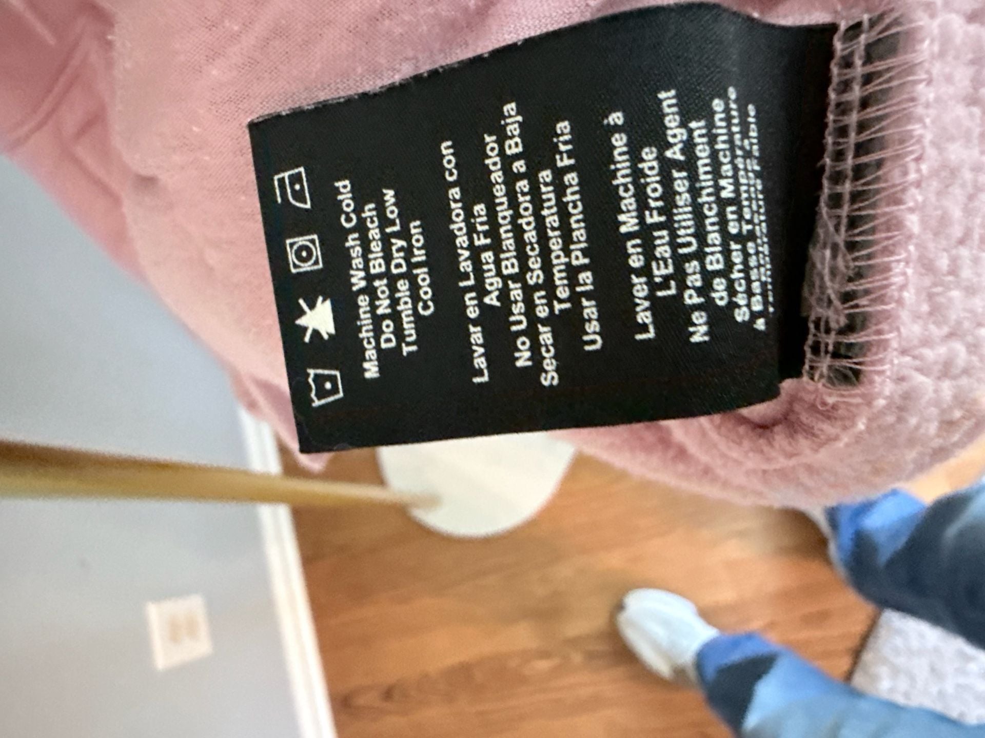 UGG Adryann Hoodie Size M Pink Fleece Pullover Sweatshirt 9
