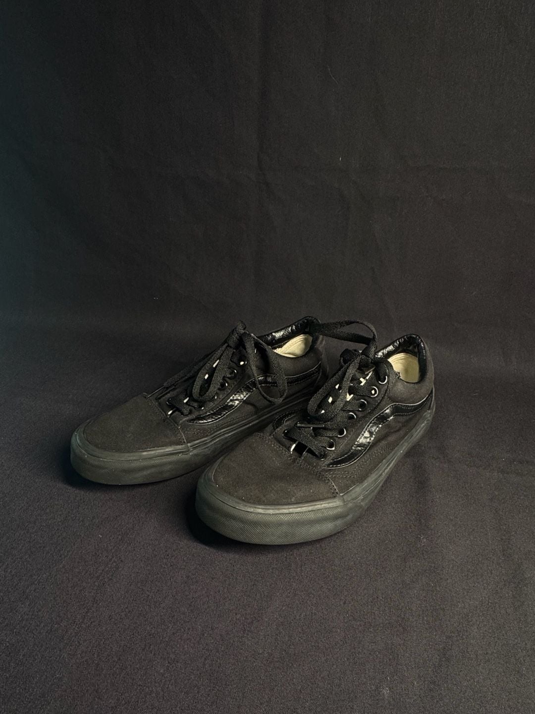 Vans Old Skool Black Canvas Sneakers 2