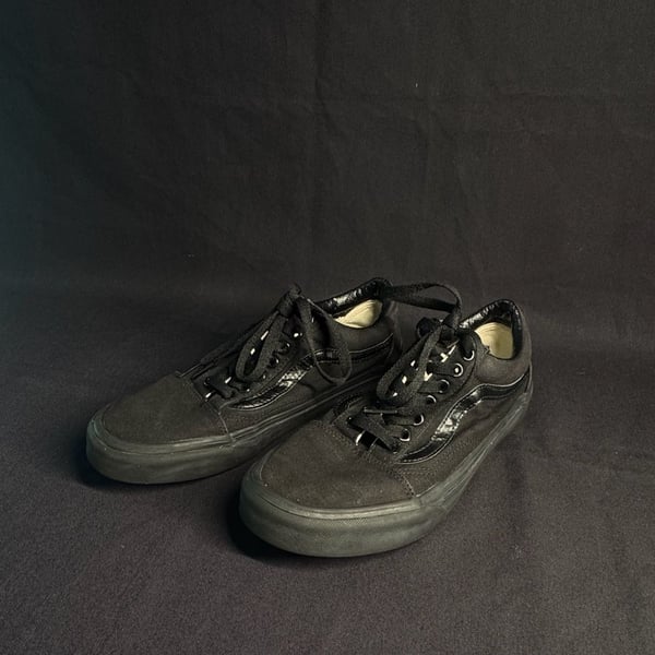 Vans Old Skool Black Canvas Sneakers