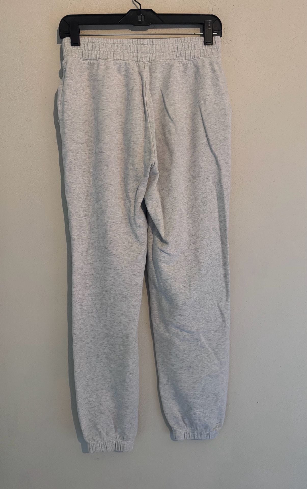 American Eagle Sweatpants Size S Grey Fleece Joggers High Waisted (flawed) 4