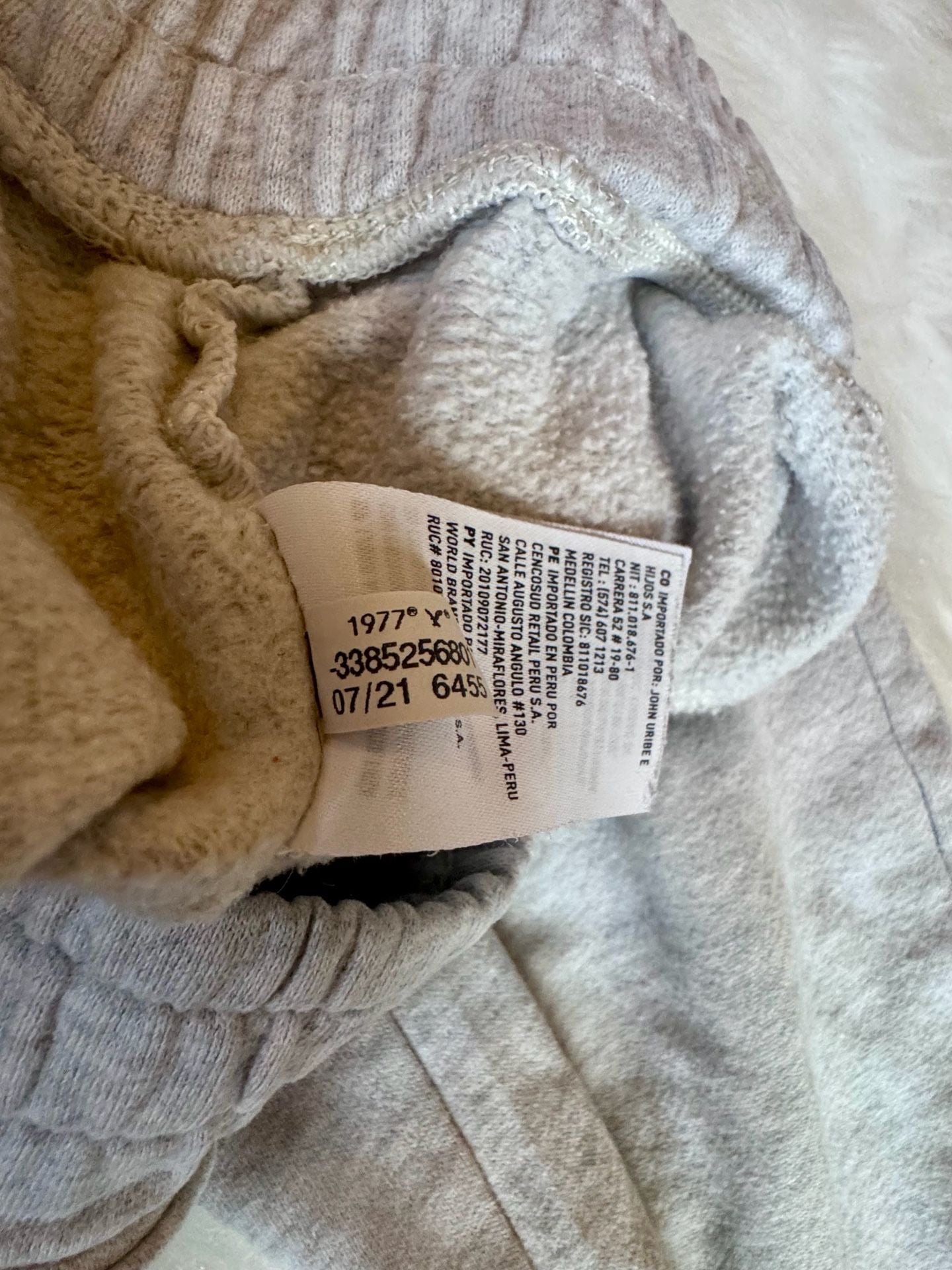 American Eagle Sweatpants Size S Grey Fleece Joggers High Waisted (flawed) 7