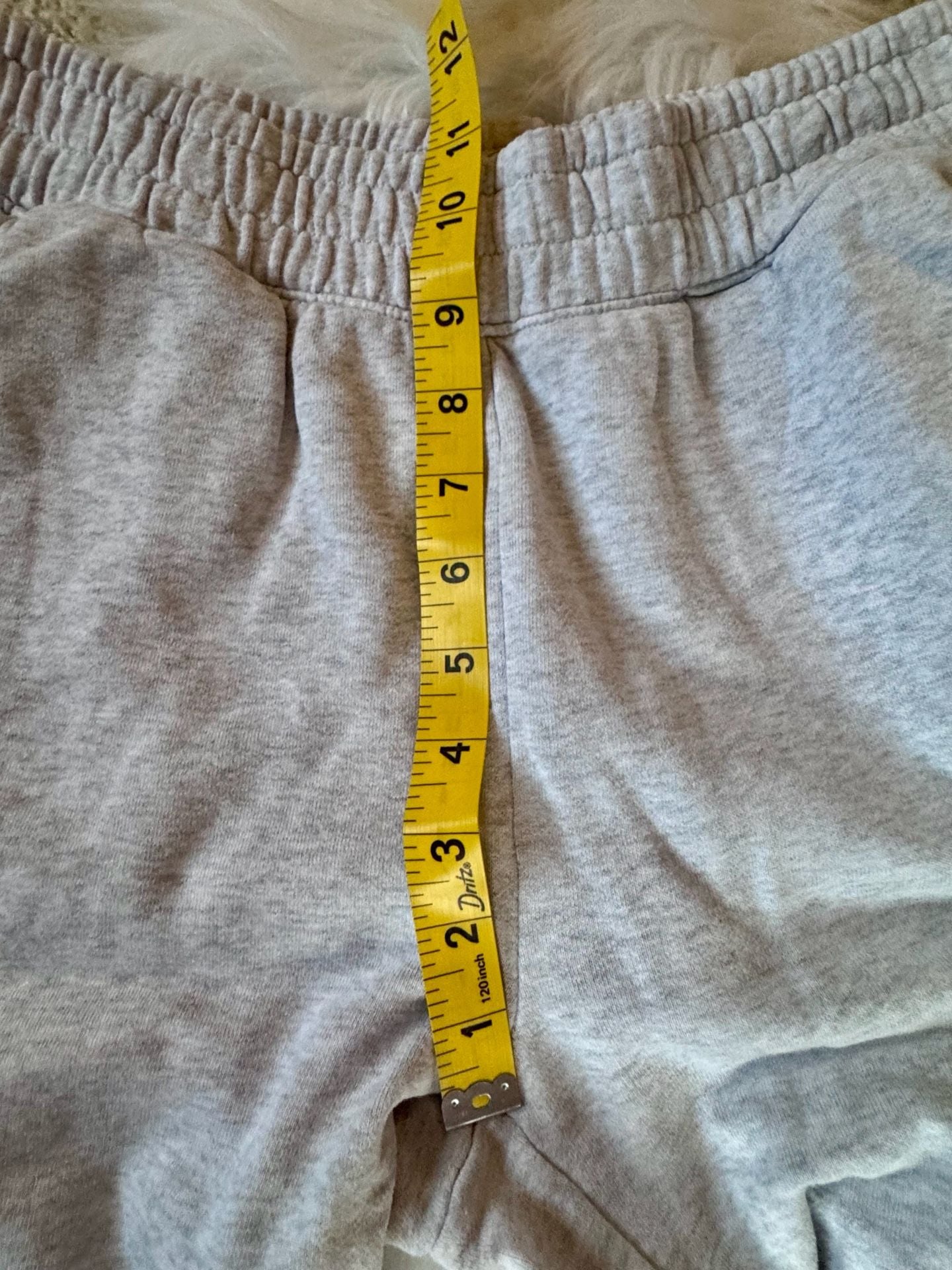 American Eagle Sweatpants Size S Grey Fleece Joggers High Waisted (flawed) 9