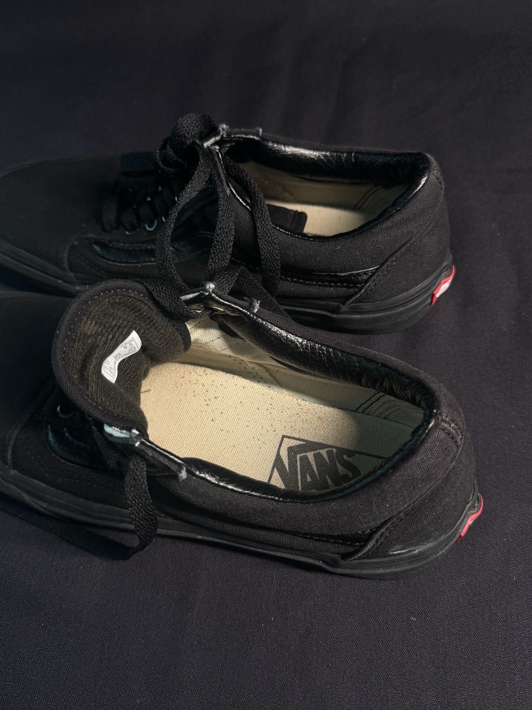 Vans Old Skool Black Canvas Sneakers 8