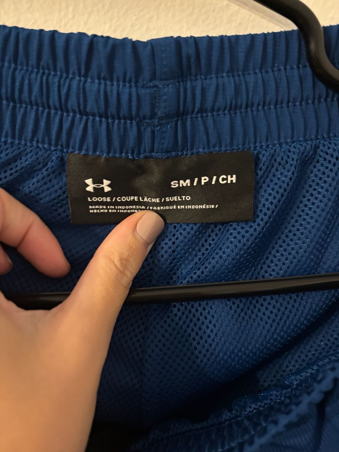 Men’s Under Armour Vital Woven Pants Size S Blue Black Athletic Training 3