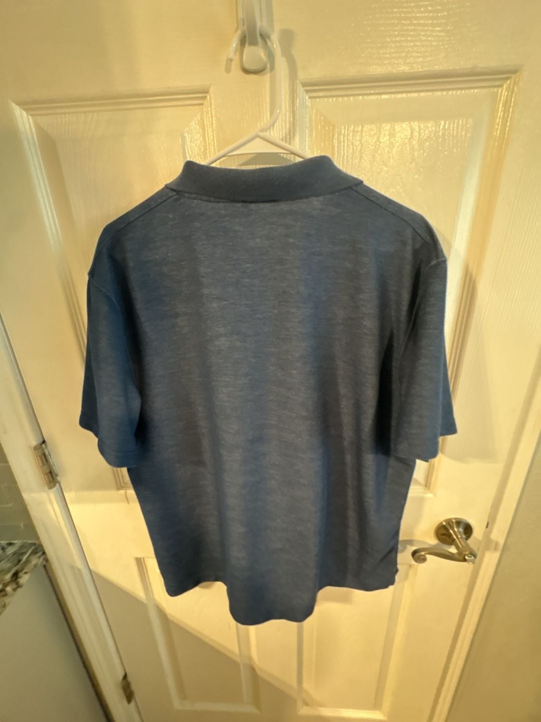 Carhartt Polo Shirt Size L Blue Original Fit Short Sleeve Pocket 4