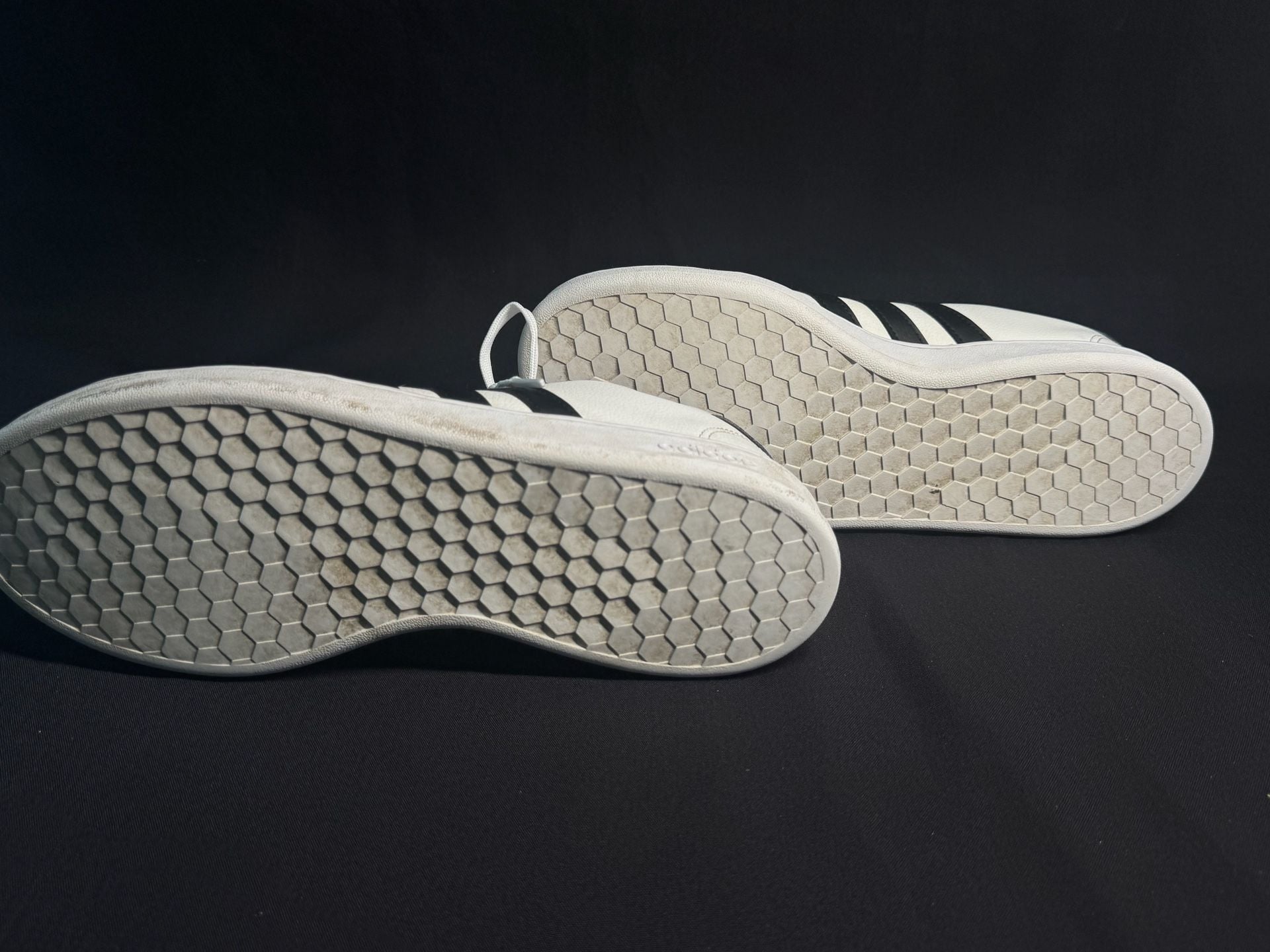 Adidas Grand Court F36392 Size 10.5 White Black Sneakers 4
