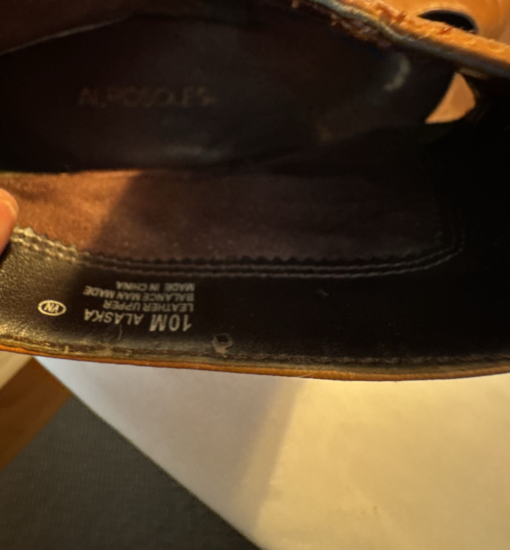 Aerosoles Alaska Booties Size 10M Brown Leather Ankle Heels Buckle 6