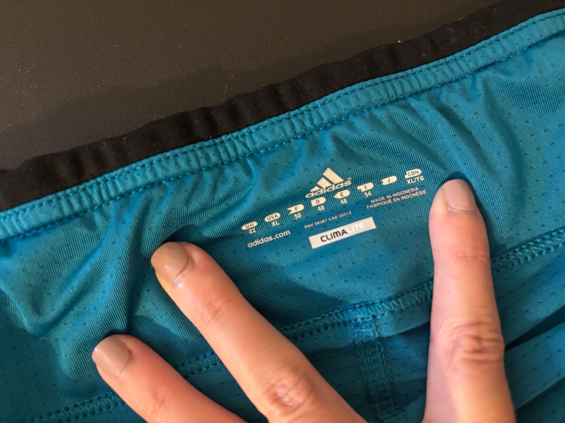 Adidas Skort Women's Size XL black/blue Tennis Golf 4