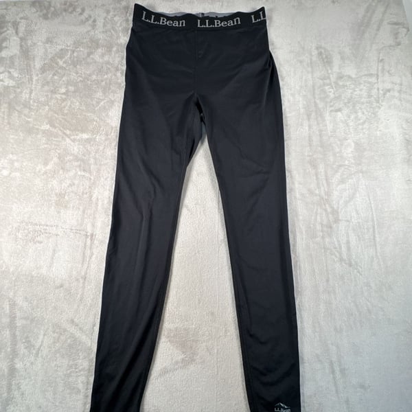 L.L.Bean Base Layer Leggings Black